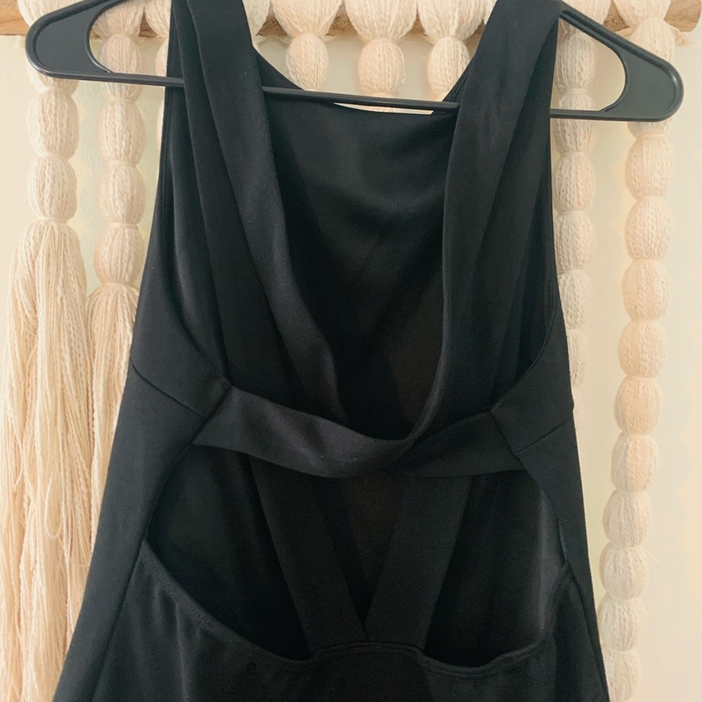 Black cocktail dress